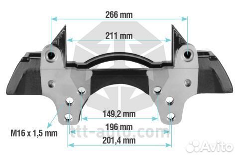 Ремкомплект суппорта (скоба ) K007475