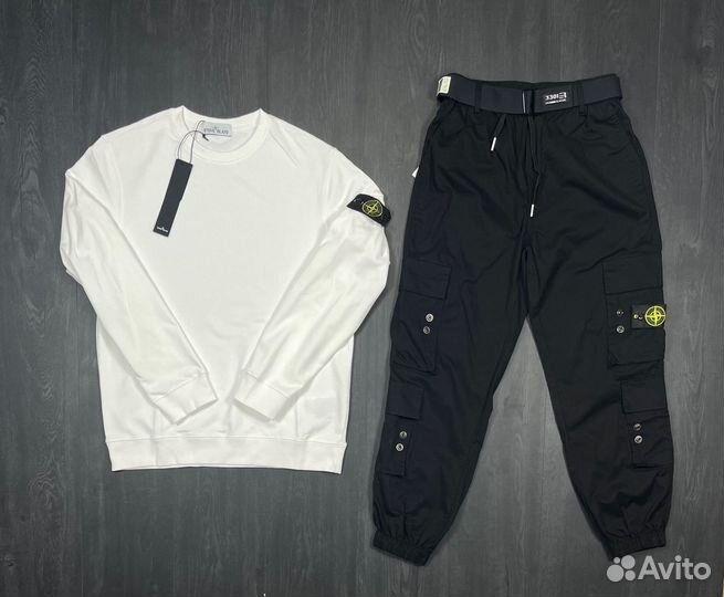 Костюм свитшот и джогеры Stone Island