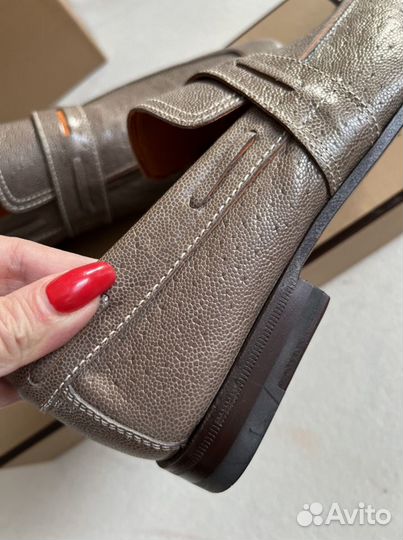 Мужские туфли santoni новые 6 27 cm