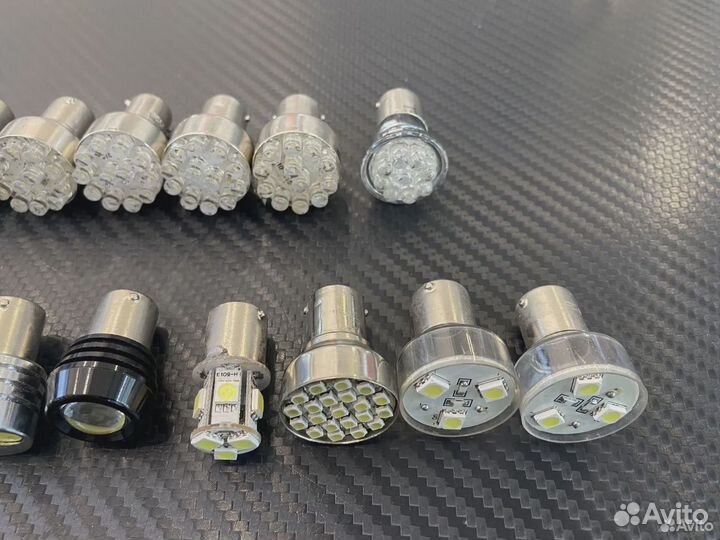 Светодиодная лампа 1156 P21W белая 1 штука