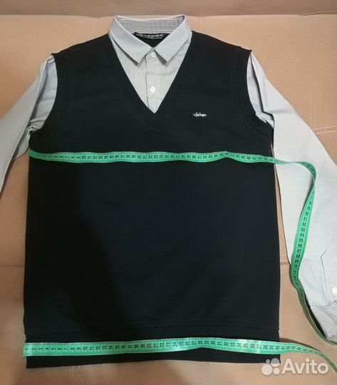 Рубашка-обманка размер 140