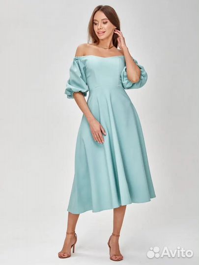 Вечернее платье сиреневого цвета