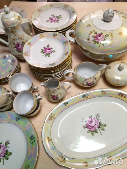 Столовый сервиз Роза гдр
