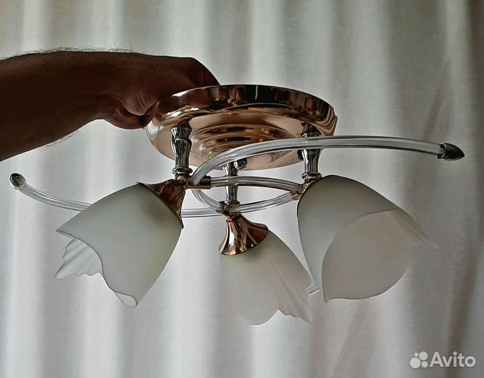 Люстра потолочная бу