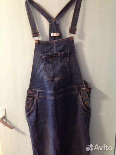 Женский комбинезон джинсовый