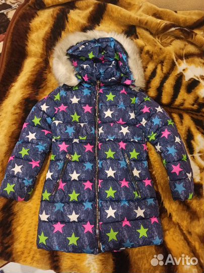 Пуховик для девочки 134