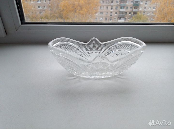 Хрустальные салатники, конфетницы, вазочки