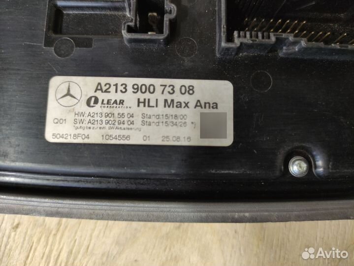 Блок фары оригинал Mercedes W213