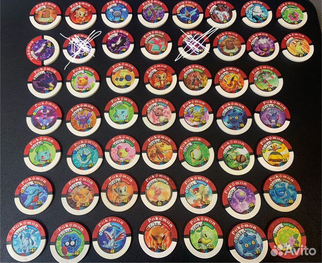 Pokemon жетоны биты Японские