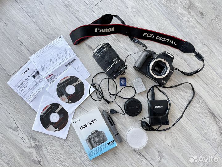 Цифровая камера Canon EOS-500D Kit 18-135mm