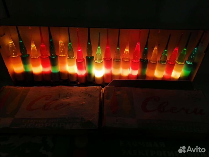 Елочная гирлянда (электрогирлянда) Сюрприз, СССР