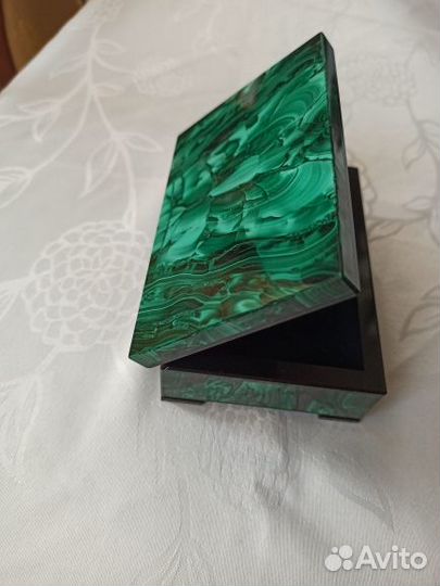 Шкатулка из малахита