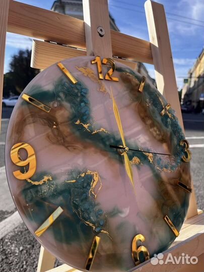 Мастер-класс часы из эпоксидной смолы