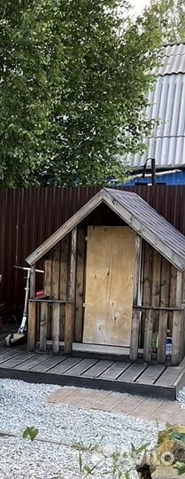 Детский деревянный домик для дачи
