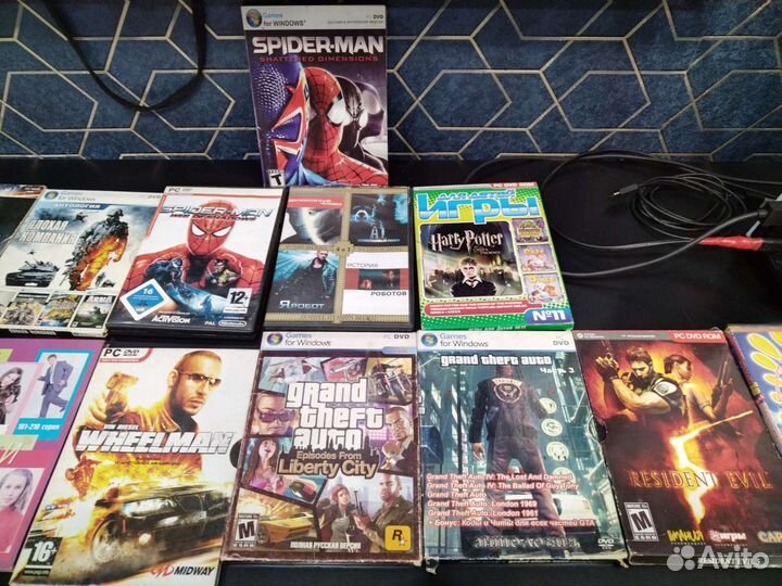 Игры на пк и DVD диски