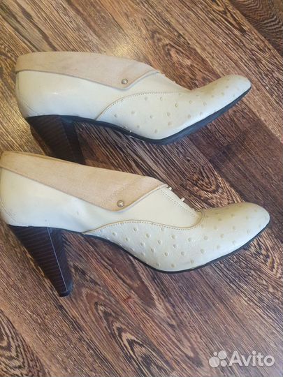 Ботильоны нат кожа р.39-40 Америка