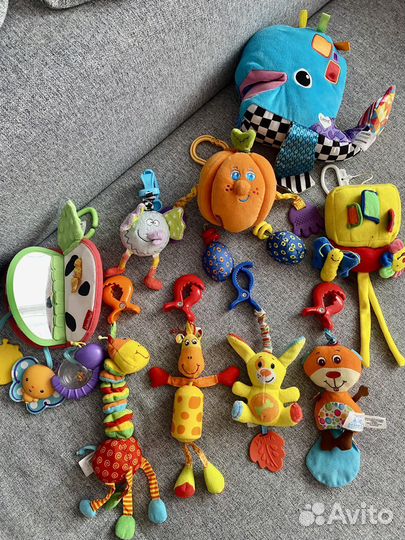 Игрушки lamaze, fisher price, tiny love