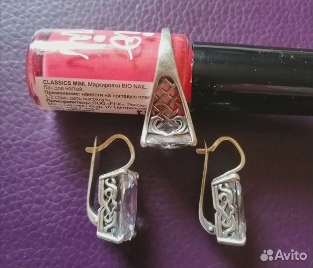 Серебряные серьги