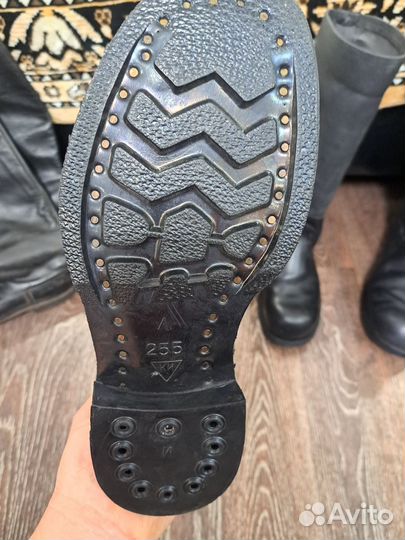 Сапоги яловые хромовые и кирзовые