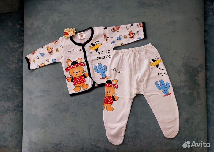 Одежда для новорожденных младенцев 68 74