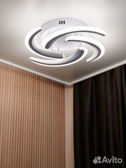 Люстра потолочная светодиодная 5 ламп эксклюзив