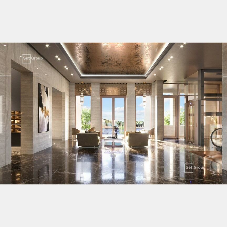 2-к. апартаменты, 126,1 м², 1/6 эт.