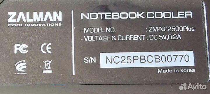 Подставка с охлаждением для ноутбука