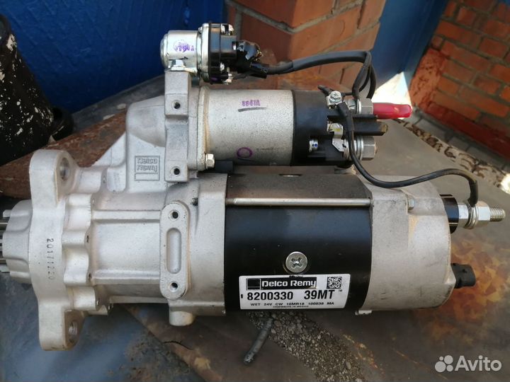 Стартер caterpillar 24V 39MT,8200330