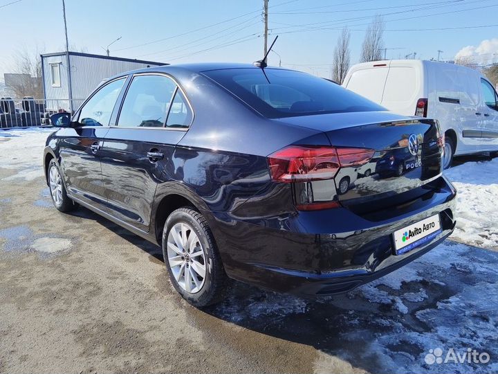 Volkswagen Polo 1.6 AT, 2021, 126 200 км