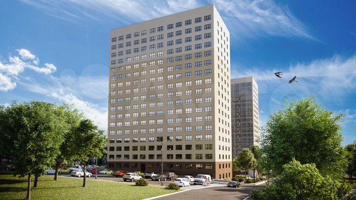 2-к. квартира, 45,2 м², 13/17 эт.