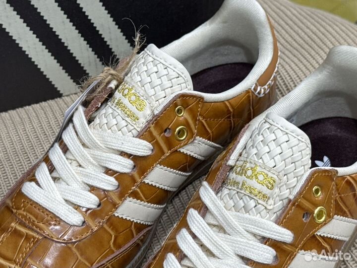Кеды Adidas Samba Wales Bonner Croco Brown