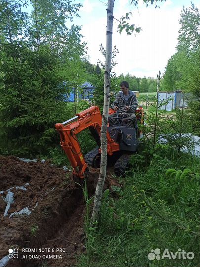 Услуги мини экскаватора