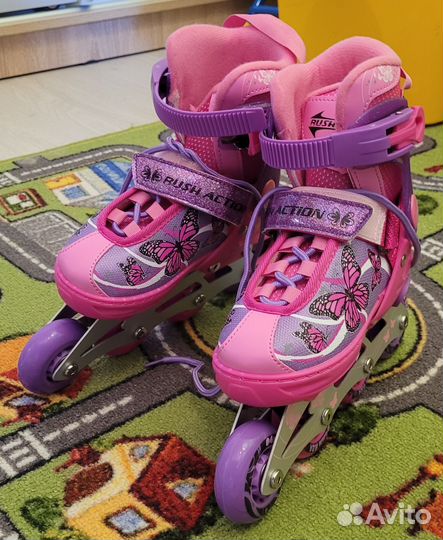 Роликовые коньки детские раздвижные 29-32
