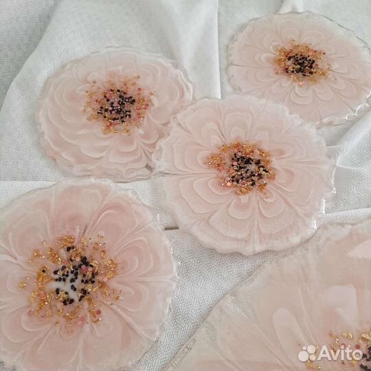 Набор: блюдо и подстаканники