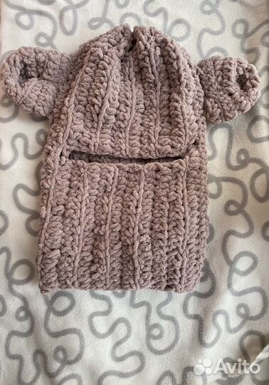 Балаклава вязаная ручная работа