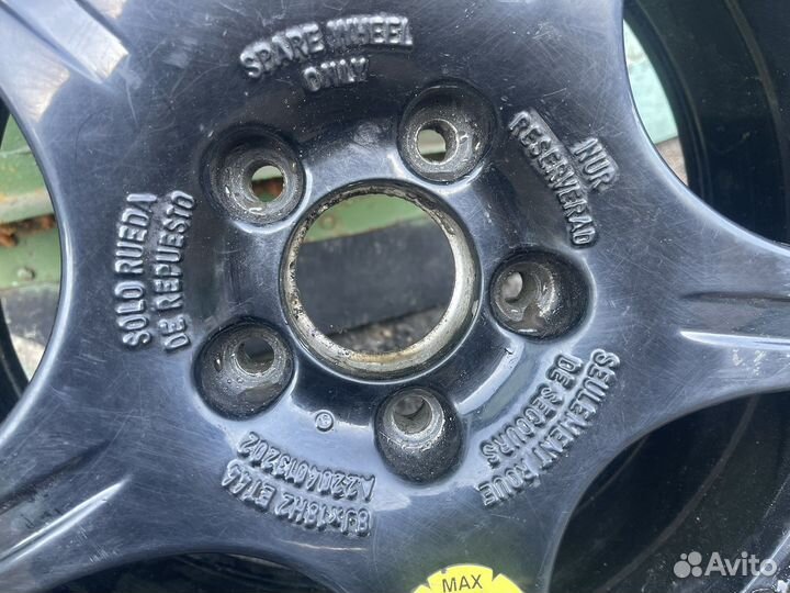 Запаска Dunlop 245/45/18 мерседес w220/215/221