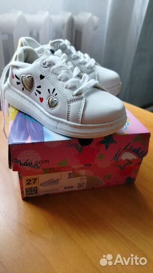 Кроссовки для девочки 27 размер