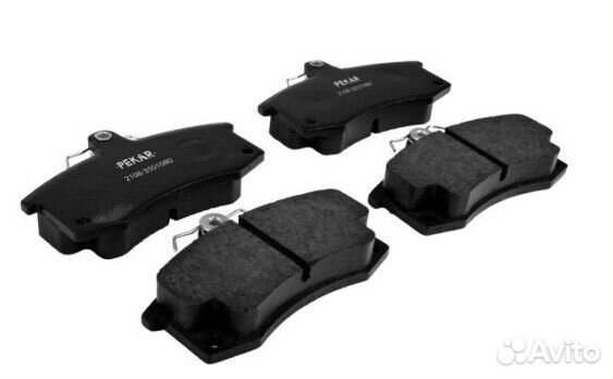 Колодки тормозные передние 2108 