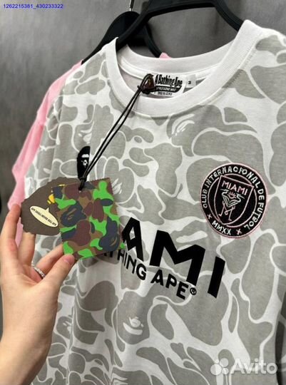 Футболка Bape Miami Белая (Арт.17488)