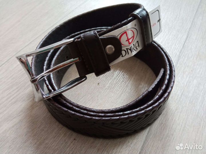 Мужской кожаный ремень