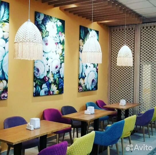 Плетение перегородок, других элементов интерьера