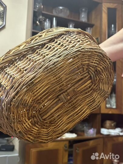 Корзина плетеная большая