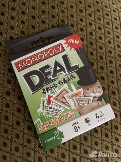 Настольная игра Monopoly deal монополия