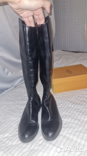 Женские сапоги натуральная кожа Freeflex б у 3 раз