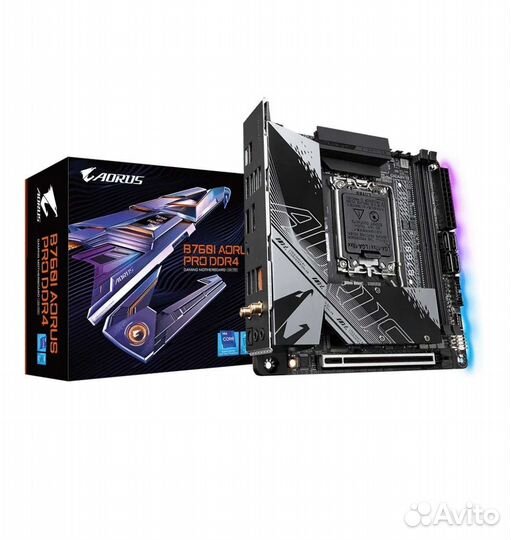 Gigabyte B760I aorus PRO DDR4, itx, 1700,новая
