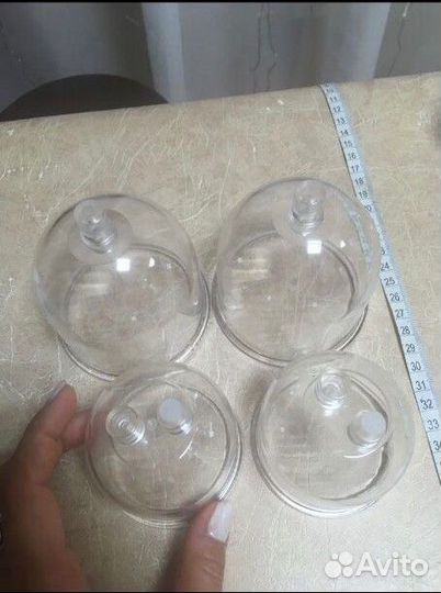 Банки для массажа от вакуумного аппарата, новые