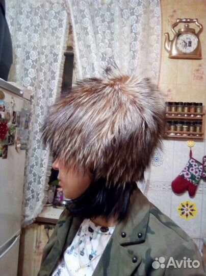 Шапка зимняя натуральный мех