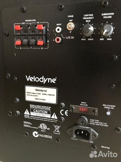 Сабвуфер Velodyne Impact 12 BVE