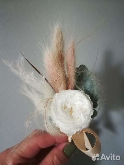 Букет цветов из сухоцветов