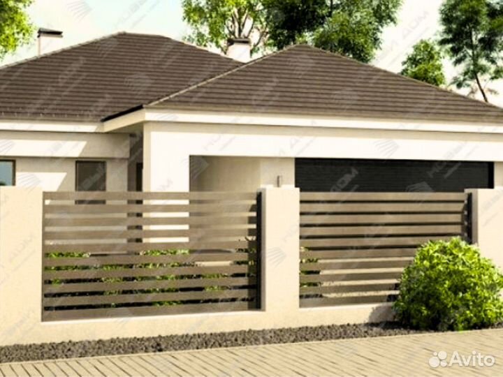 Забор Ранчо горизонтальный